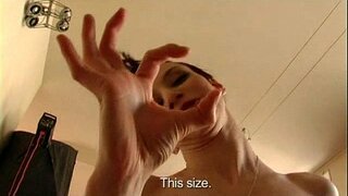 Batang Babae pranses na sa Puwit pagkatapos POV Humping